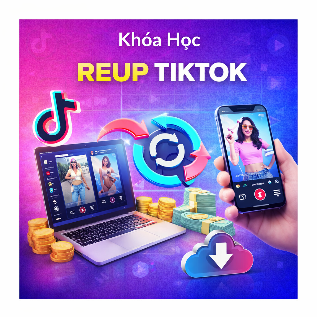Khóa Học Reup Tiktok