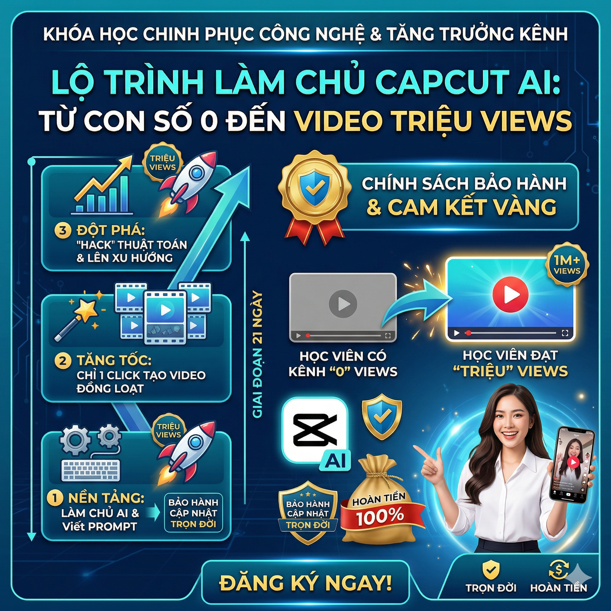 Xóa tan nỗi lo bí ý tưởng với tính năng Script-to-Video của CapCut AI.