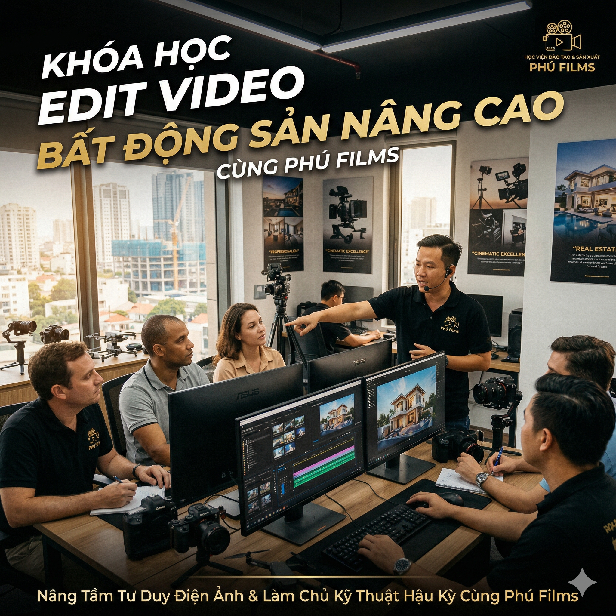 Nghệ Thuật Kể Chuyện Qua Thước Phim BĐS Triệu Đô: Masterclass Cùng Phú Films