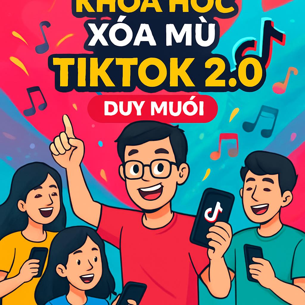Làm Chủ TikTok 2026: Xây Kênh Nhanh – Lên Xu Hướng Dễ Dàng Cùng Duy Muối