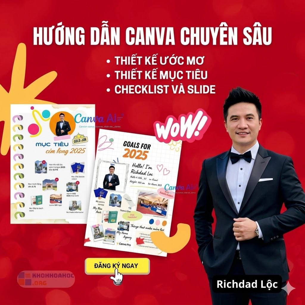 Khóa Học Canva AI 2025 Chuyên Sâu – Thiết Kế Thông Minh Thời Đại AI
