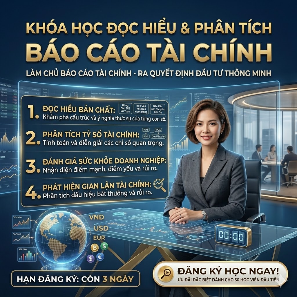 Khóa học đọc hiểu và phân tích báo cáo tài chính – Nắm vững số liệu, đầu tư thông minh - Ảnh 2
