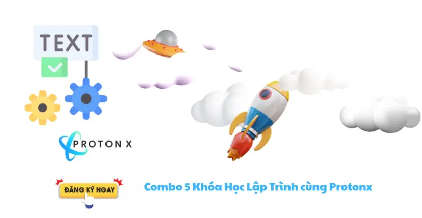 Combo 5 Khóa Học Lập Trình cùng Protonx