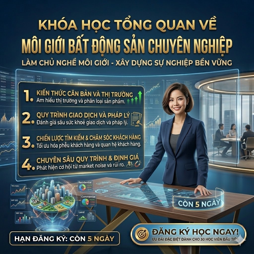 Khóa học môi giới bất động sản – Nắm vững nền tảng, chốt deal hiệu quả - Ảnh 3