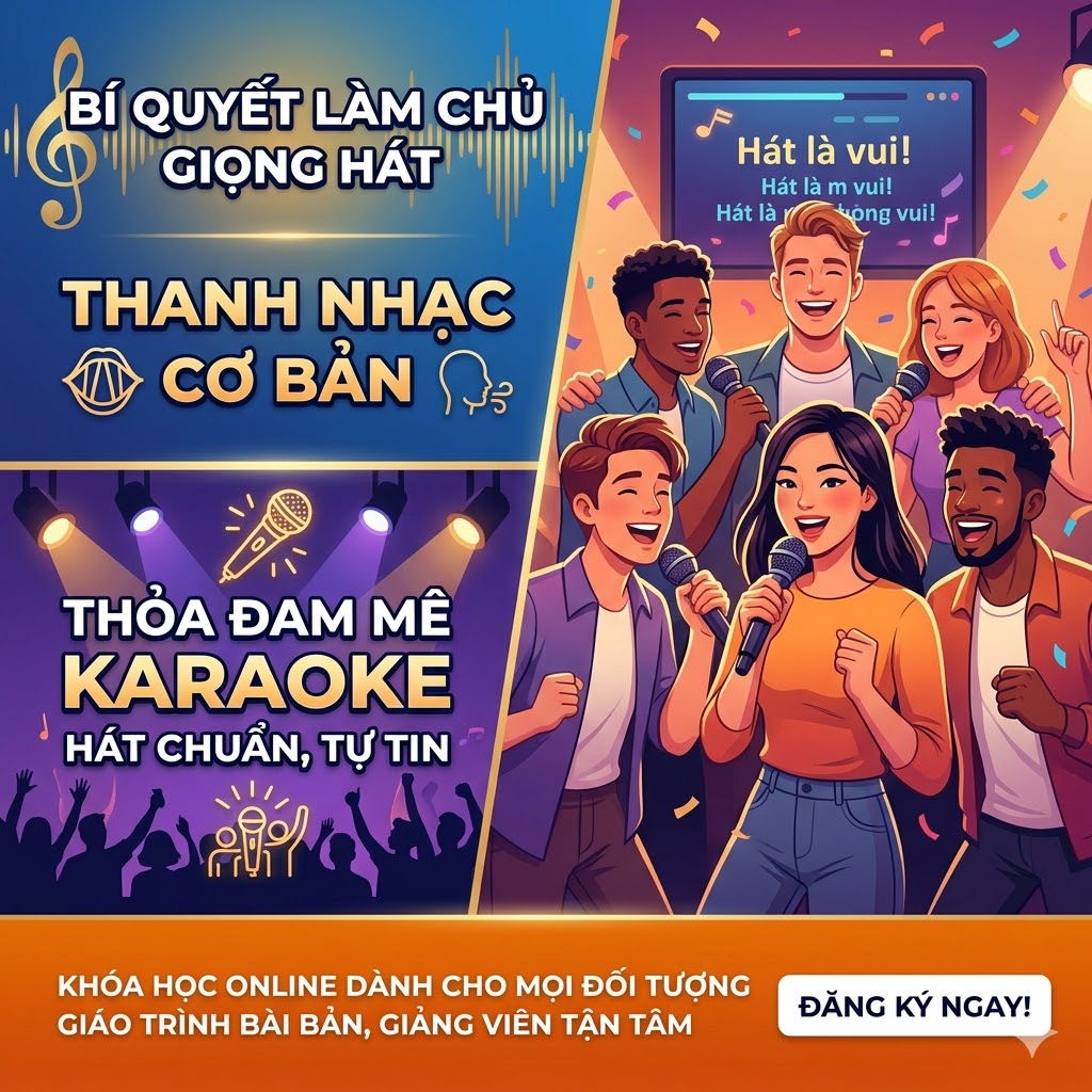 Khóa học thanh nhạc cơ bản & hát karaoke – Tự tin cất giọng như ca sĩ - Ảnh 2