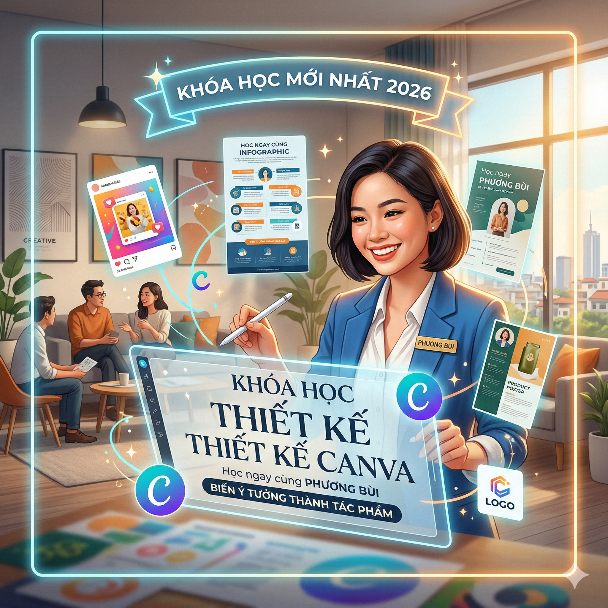X5 Tốc Độ Thiết Kế Với Công Cụ Canva Mới Nhất – Hướng Dẫn Bởi Phương Bùi