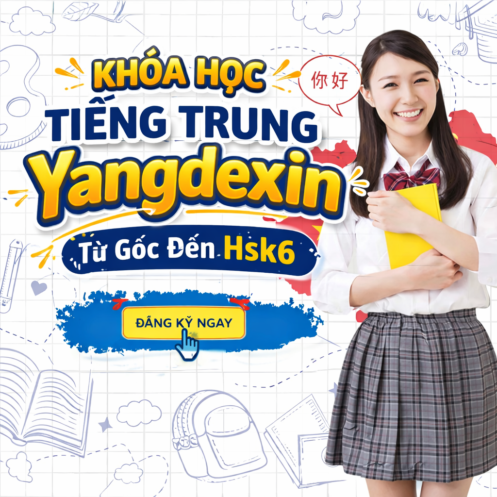 Khóa Học Tiếng Trung Yangdexin Từ Gốc Đến Hsk6