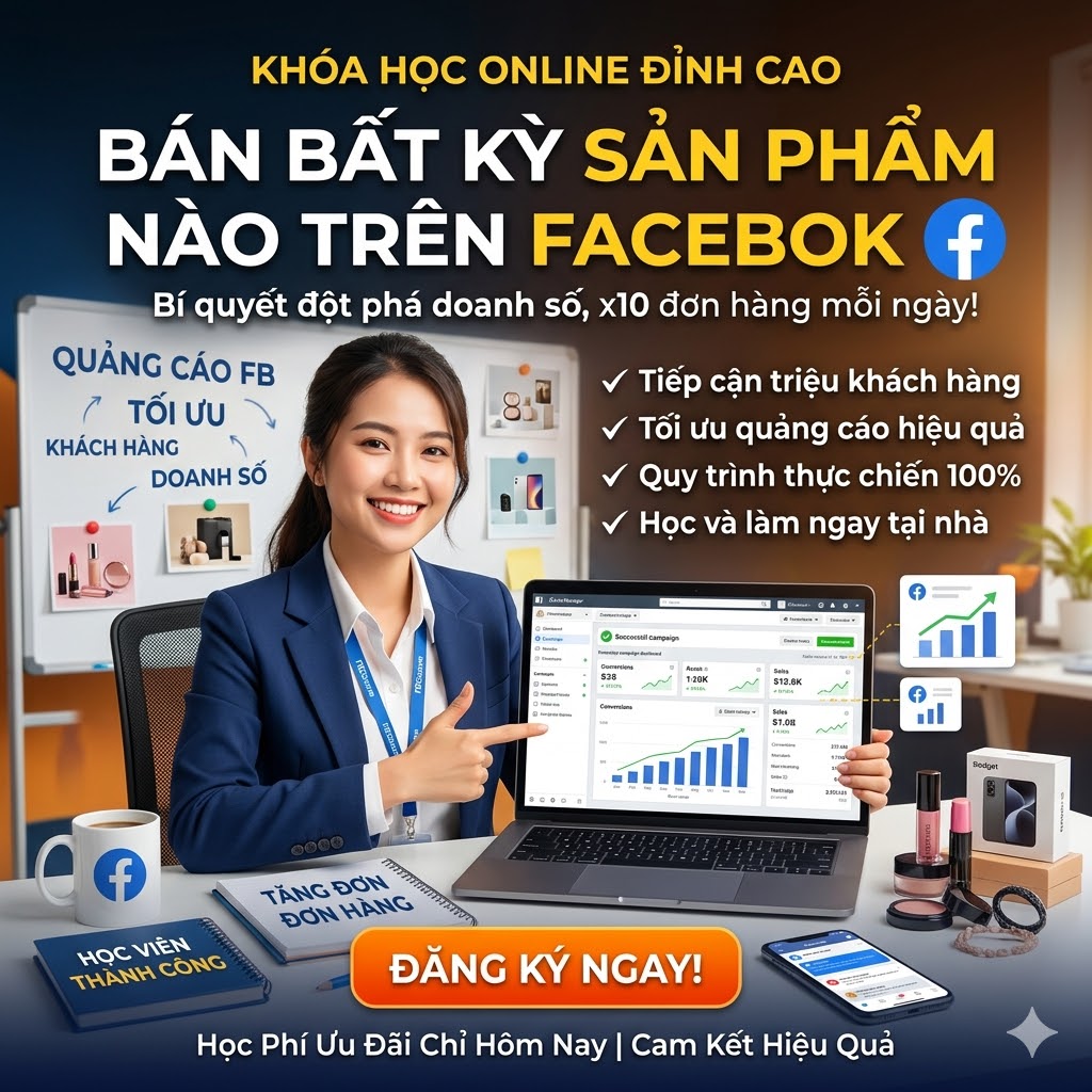 Khóa học bán hàng trên Facebook – Bán bất cứ sản phẩm nào cũng ra đơn - Ảnh 4