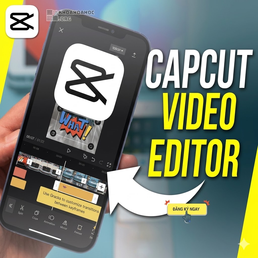 Khóa Học Edit, Chỉnh Sửa & Làm Video Bằng CapCut Trên Điện Thoại – Dễ Học Cho Người Mới