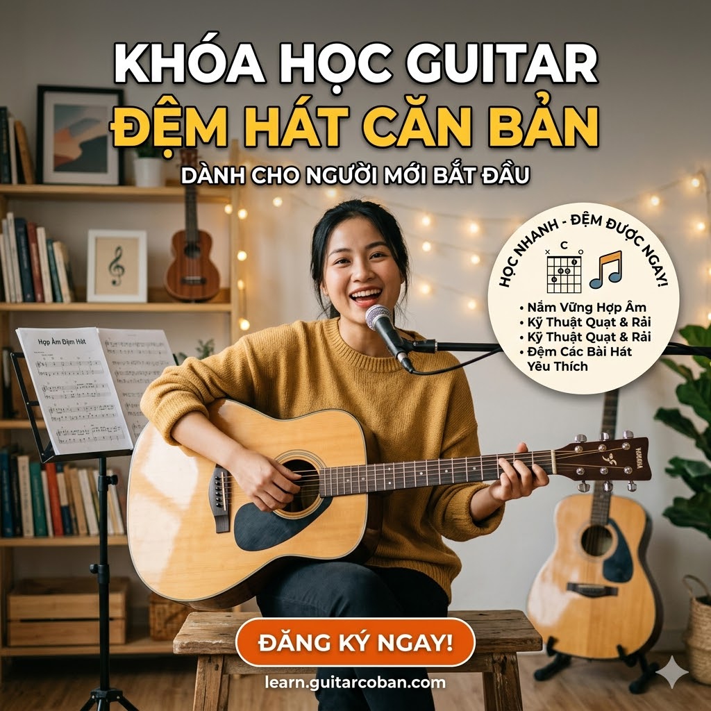 Khóa học guitar đệm hát căn bản – Chơi được sau 7 ngày cho người mới bắt đầu - Ảnh 2