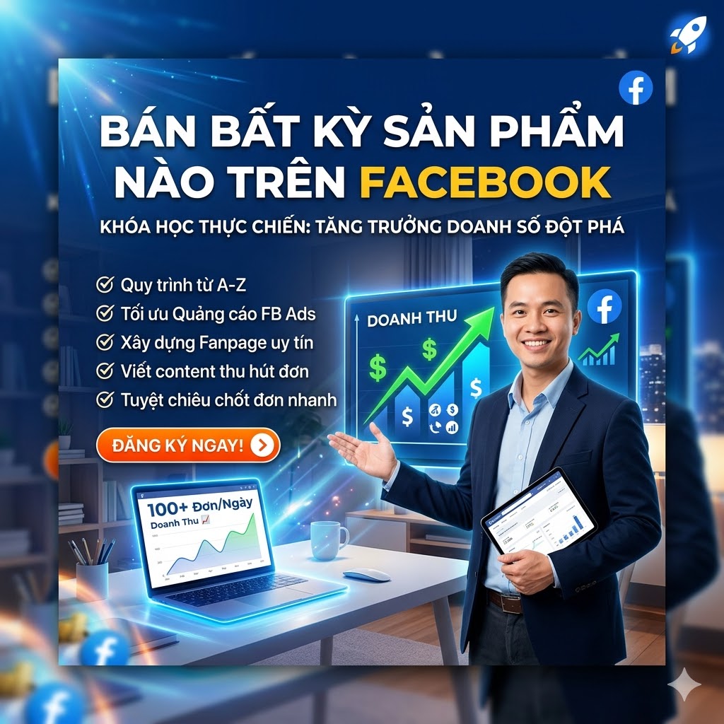 Khóa học bán hàng trên Facebook – Bán bất cứ sản phẩm nào cũng ra đơn - Ảnh 3