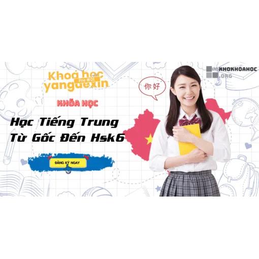 Khóa Học Tiếng Trung Yangdexin Từ Gốc Đến HSK6 – Lộ Trình Toàn Diện Chinh Phục Tiếng Trung