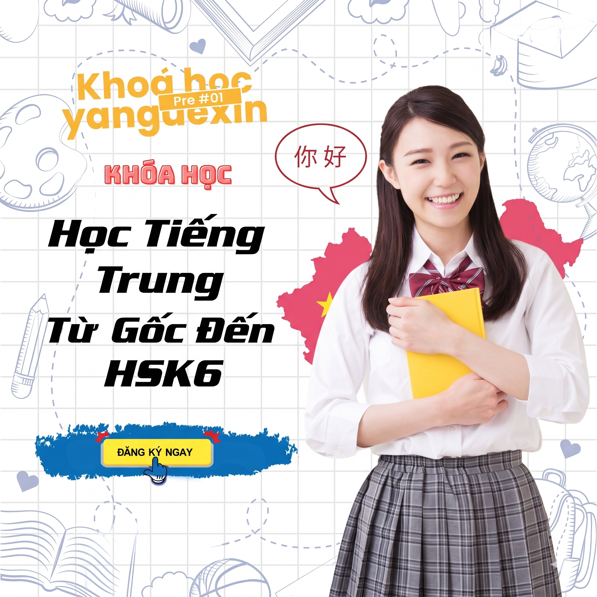 Khóa Học Tiếng Trung Yangdexin Học Từ Gốc Đến Hsk6