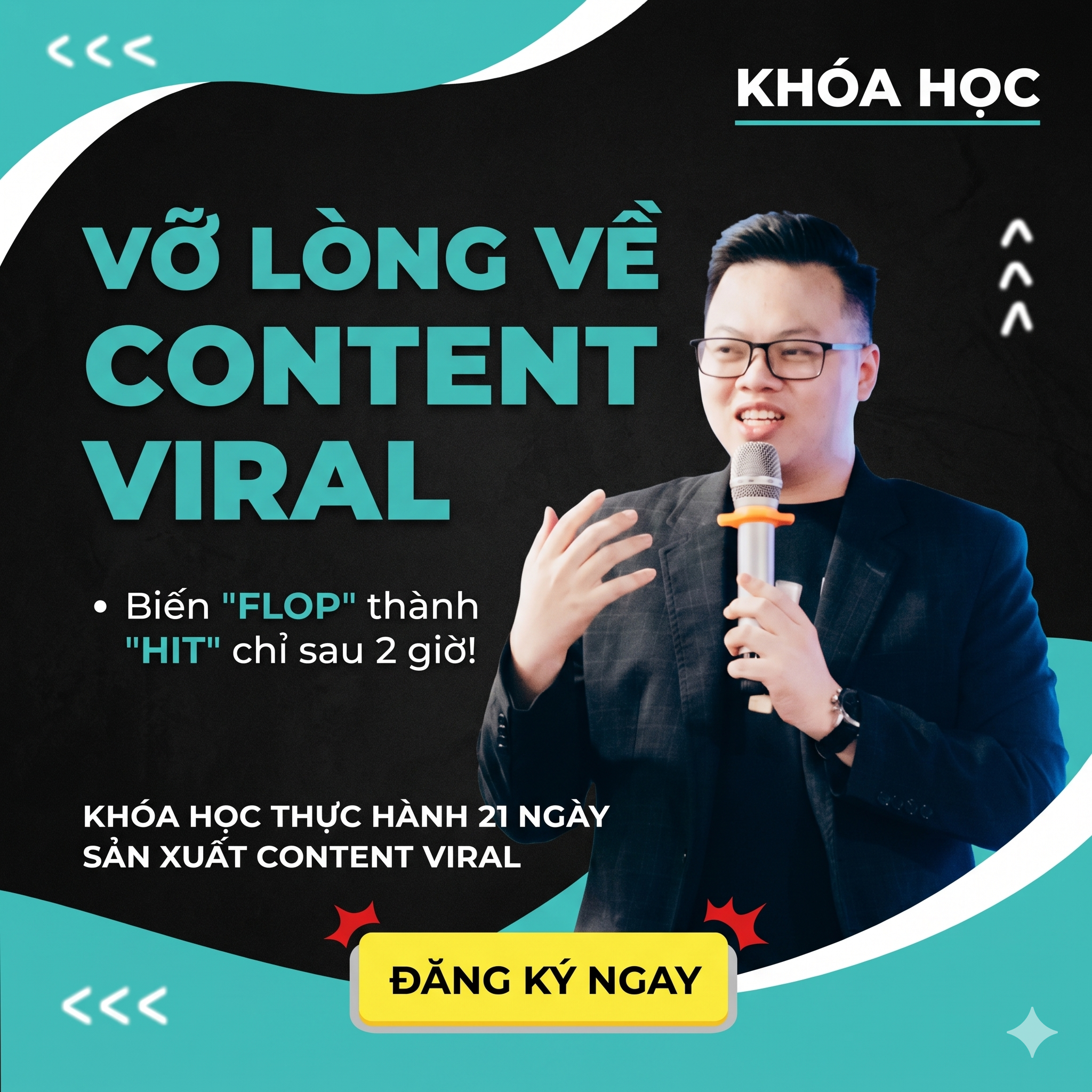 Khóa Học Thực Hành 21 Ngày Sản Xuất Content Viral Cùng Nghề Content