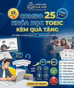 Combo 25 Khóa Học Toeic Kèm Quà Tặng