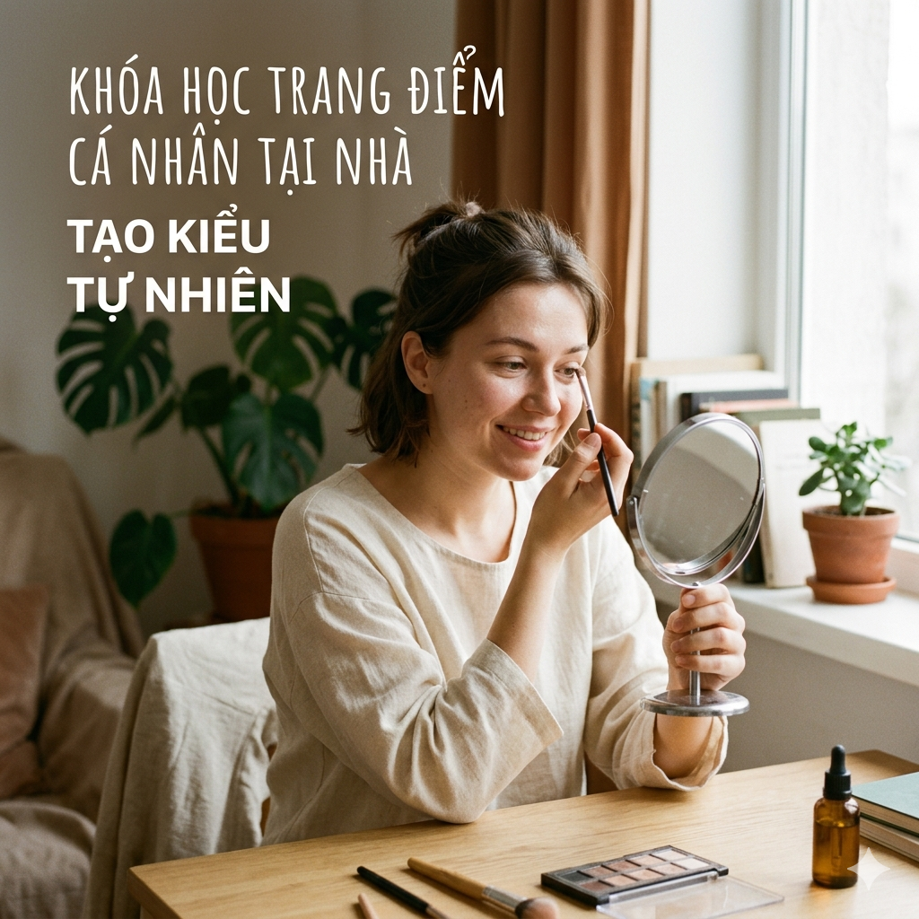 Đẹp Chuẩn Chuyên Gia Chỉ Sau 7 Ngày: Tự Tin Biến Hóa Mọi Phong Cách Với Khóa Học Makeup Tại Gia