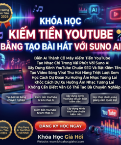 Khóa Học Kiếm Tiền YouTube Bằng Tạo Bài Hát Với Suno AI