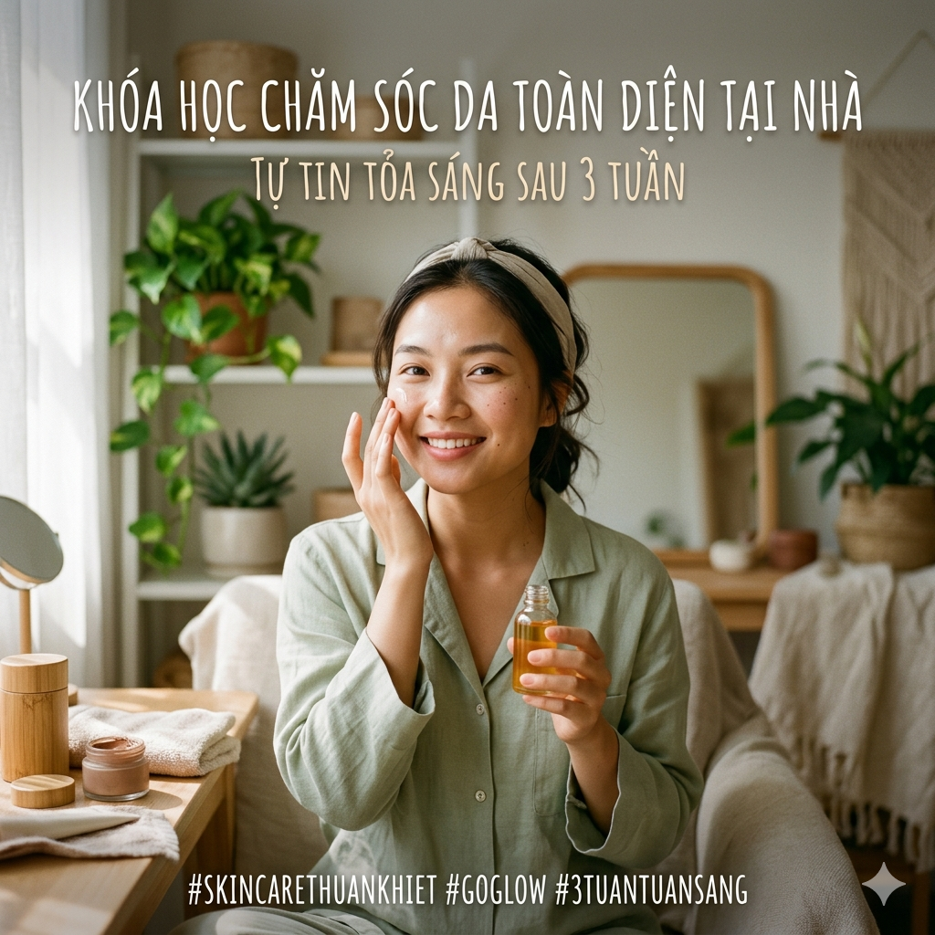 Đánh Thức Vẻ Đẹp Tự Nhiên: Lộ Trình 3 Tuần Để Sở Hữu Làn Da Không Tì Vết