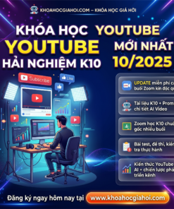 Khoá Học Tiếp Thị Liên Kết Youtube Với Sản Phẩm Số AI Cùng Văn Thế Mmo – Tạo Cỗ Máy In Tiền Tự Động Với Youtube Affiliate