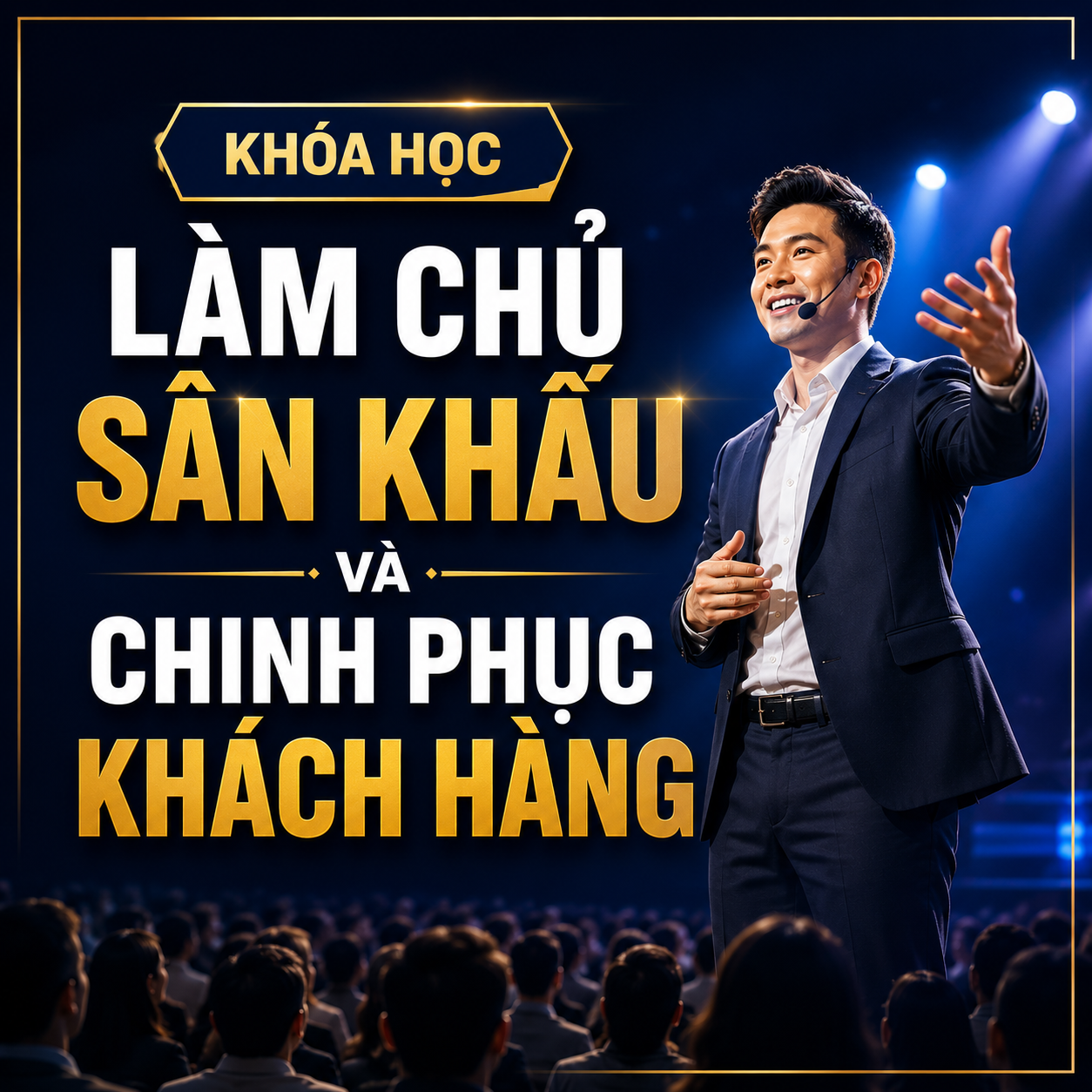 Khóa Học Làm Chủ Sân Khấu Và Chinh Phục Khách Hàng